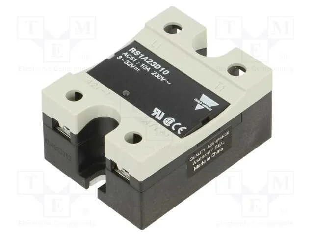 Relé: semicondutores, Ucoma: 3÷32VDC, 10A, 42÷265.