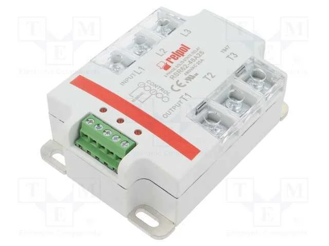 Rel&eacute;: semicondutores, 25A, Ucom: 24&divide;530VAC, 3-f&aacute;s.