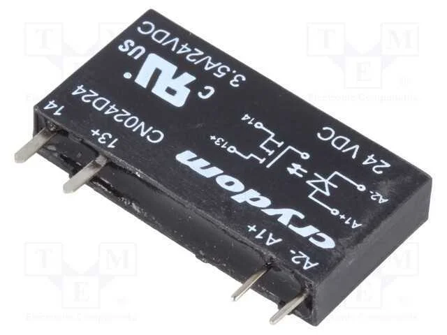 Rel&eacute;: Semicondutores, Ucoma: 15&divide;30vdc, 3,5a, 0&divide;24vdc, Tht, Sip