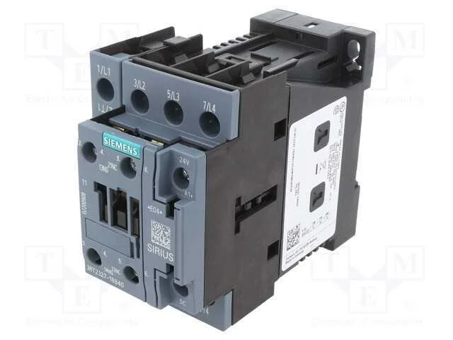 Contator: 4-De Polo, No X4, Contatos Auxiliares: No + Nc, 24vdc
