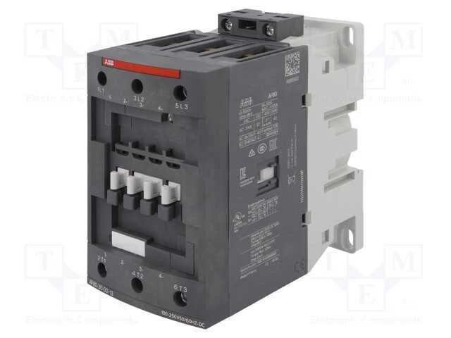 Contator: 3 Polos, No X3, 100÷250vac, 100÷250vdc, 80a, Af, -25÷60c
