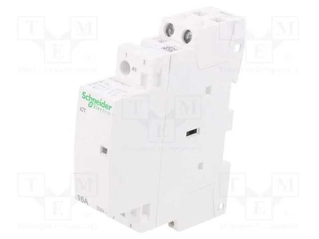 Contator: 2-De Polo de Instalação, 16a, 220vac, No X2, Ip20, 500v
