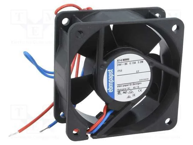 Ventilador: DC, transversal, 24VDC, 60x60x25mm, 5.