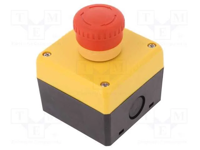 Cassete de Controlo, Yw, Quant.De Bot: 1, Forma de Cogumelo, Ip65