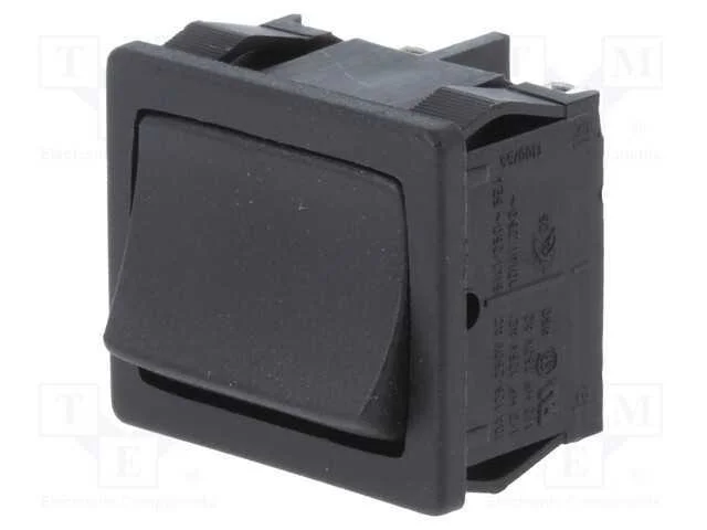 Rocker, Dpdt, Pos: 2, On-Off, 10a/250vac, Ip40, 1.