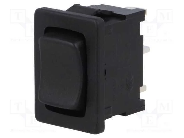 ROCKER, SP3T, Pos: 3, (ON)-OFF-(ON), 6A/250VAC, p.