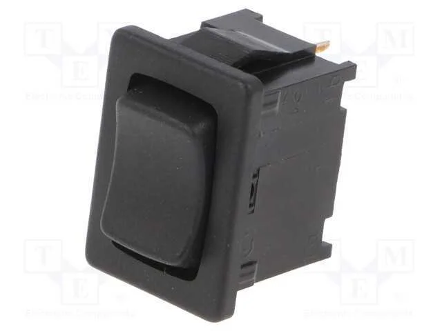 ROCKER, SPDT, Pos: 3, (ON)-OFF-(ON), 6A/250VAC, p.