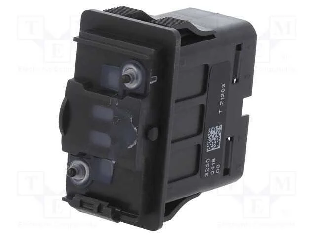 ROCKER, SP3T, Pos: 3, (ON)-OFF-(ON), 10A/12VDC, p.