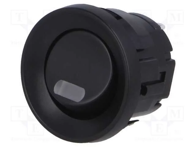 ROCKER, SPST, Pos: 2, ON-OFF, 3A/250VAC, preto, L.