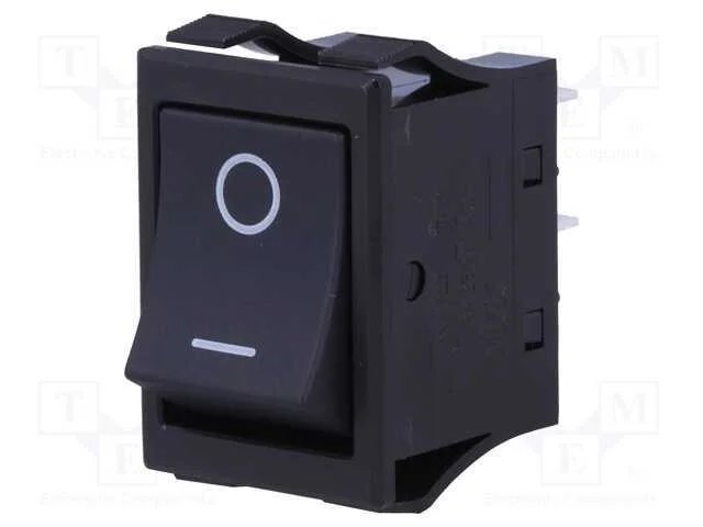 ROCKER, DPST-NO + DPST-NC, Pos: 2, OFF-ON, 16A/25.