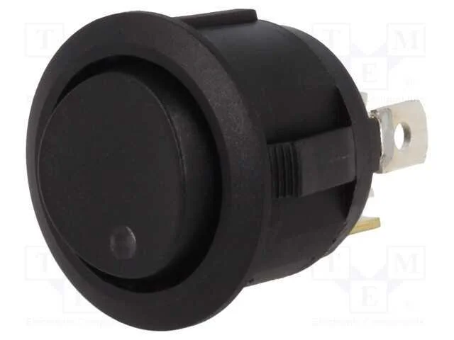 ROCKER, SP3T, Pos: 3, ON-OFF-ON, 20A/14VDC, preto.