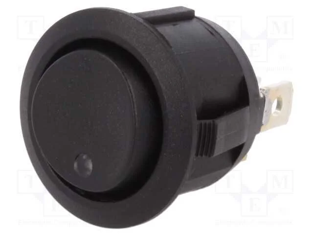 ROCKER, SP3T, Pos: 3, ON-OFF-ON, 20A/14VDC, preto.