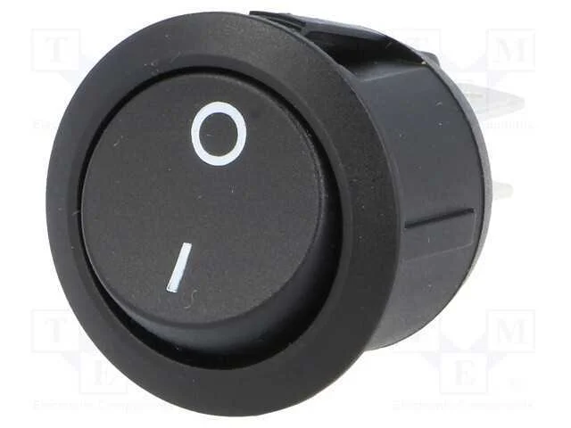 Rocker, Dpst, Pos: 2, On-Off, 10a/250vac, Preto, N&atilde;o Disp, 50mo