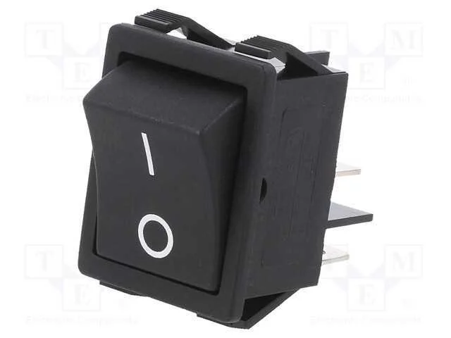 ROCKER, SPST-NO x2, Pos: 2, ON-OFF, 16A/250VAC, p.