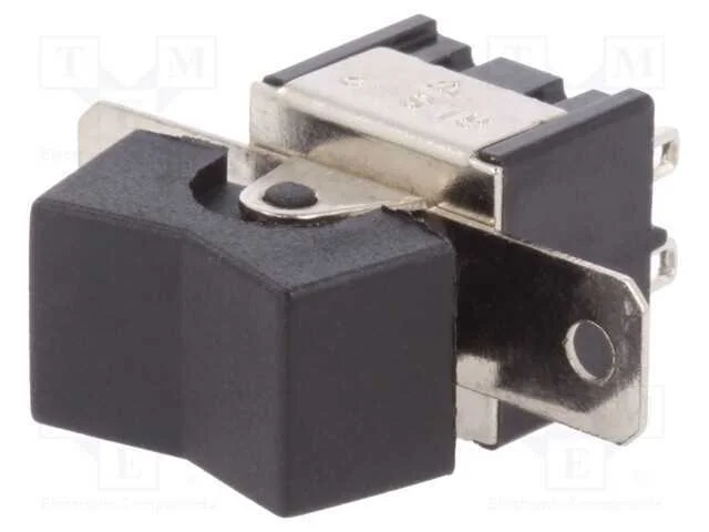 ROCKER, DP3T, Pos: 3, (ON)-OFF-(ON), 3A/250VAC, p.