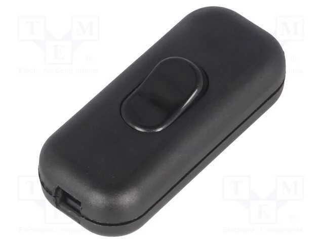 ROCKER, SPST, Pos: 2, ON-OFF, 2A/250VAC, preto, n.
