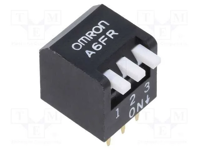 Interruptor: DIP-SWITCH, OFF-ON, 0,025A/24VDC, Po.