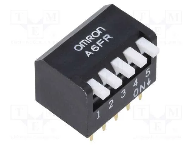 Interruptor: DIP-SWITCH, OFF-ON, 0,025A/24VDC, Po.