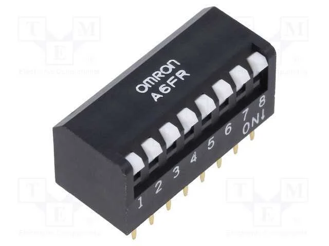 Interruptor: DIP-SWITCH, OFF-ON, 0,025A/24VDC, Po.