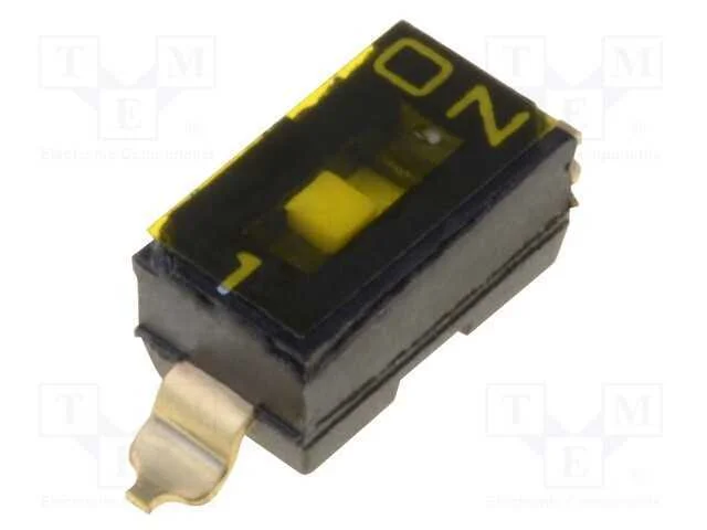 Interruptor: DIP-SWITCH, Quantidade de secções: 1.