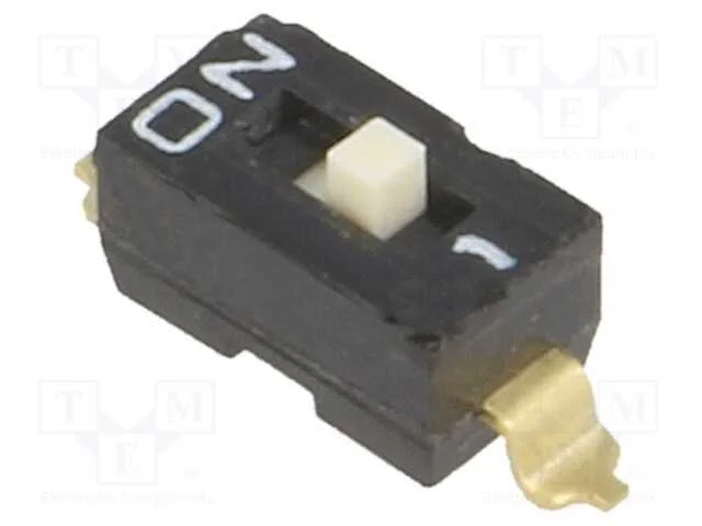Interruptor: DIP-SWITCH, Quantidade de secções: 1.