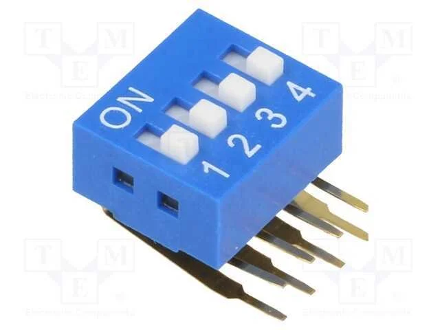 Interruptor: Dip-Switch, Quantidade de Sec&ccedil;&otilde;es: 4, On-Off, Pos: 2