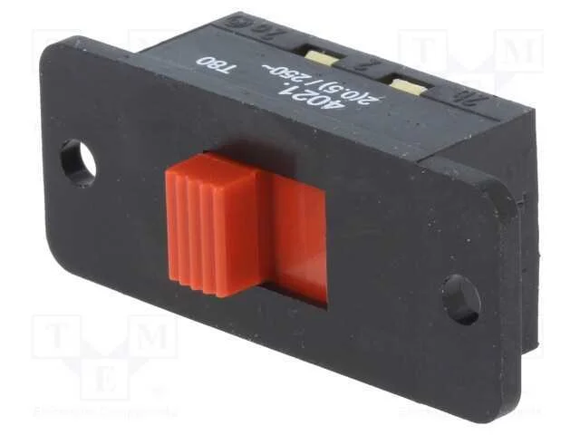 Interruptor Deslizante, Pos: 2, DPDT, -20÷80C, Ris