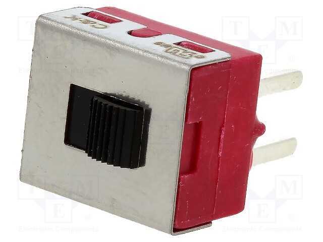 Interruptor Deslizante, Pos: 2, DPDT, 6A/120VAC, 6