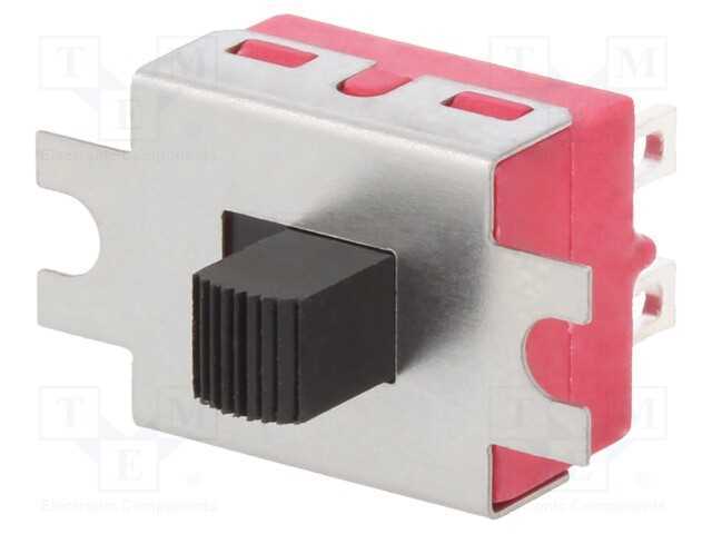 Interruptor Deslizante, Pos: 2, DPDT, 6A/120VAC, 6