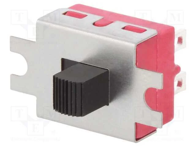 Interruptor Deslizante, Pos: 2, DPDT, 6A/120VAC, 6