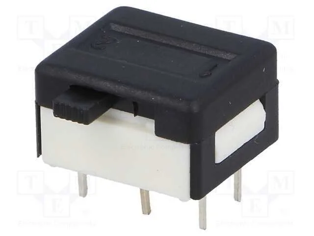 Interruptor Deslizante, Pos: 2, DPDT, 1A/30VDC, ON