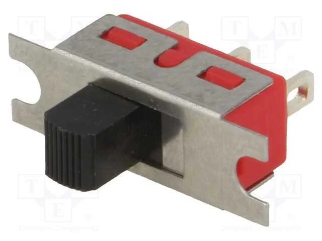 Interruptor Deslizante, Pos: 3, SP3T, 2A/250VAC, 5