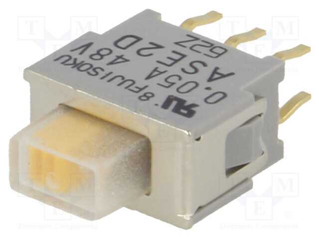 Interruptor: de Corrediça, Pos: 2, Dpdt, 0,05a/60.