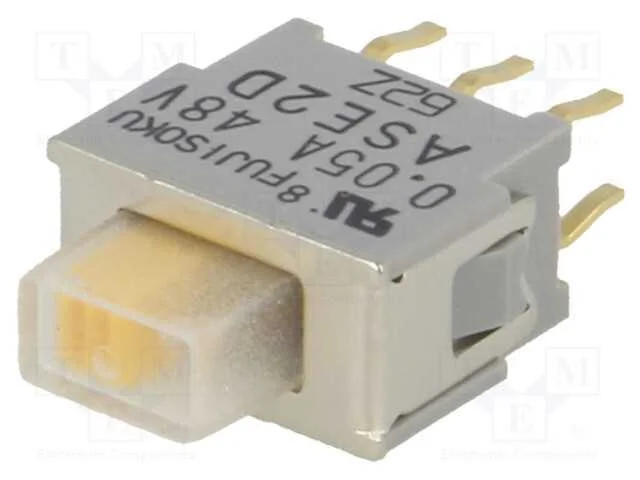 Interruptor: de Corrediça, Pos: 2, Dpdt, 0,05a/60.