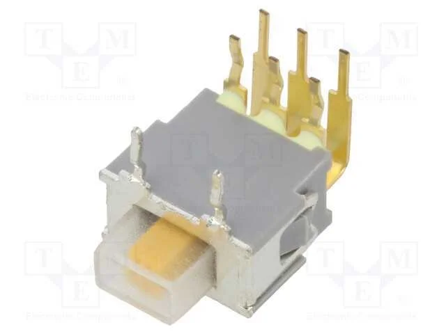 Interruptor: de Corrediça, Pos: 3, Dpdt, 0,05a, 0,05a, On-Off-On