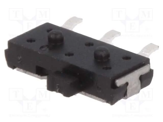 Interruptor: de Corrediça, Pos: 2, Spdt, 0,1a/12vdc, On-On, Smt