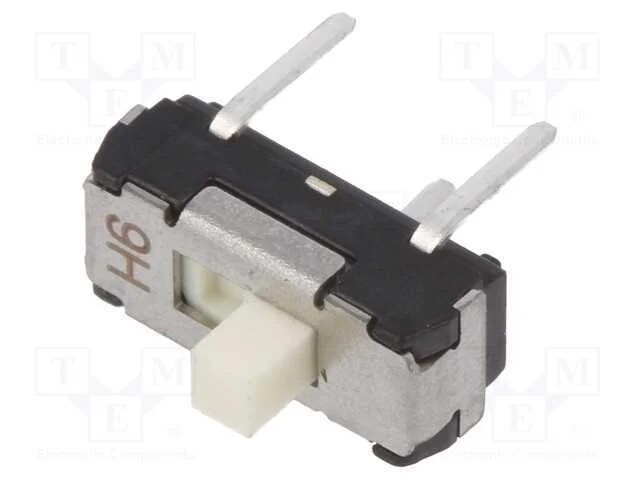 Interruptor: de Corrediça, Pos: 2, Spdt, 0,2a/12vdc, On-On, Tht