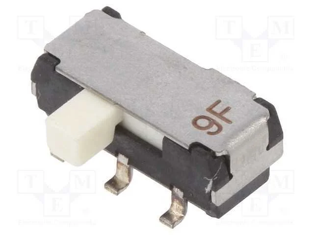 Interruptor Deslizante, Pos: 2, DPDT, 0,2A/12VDC,