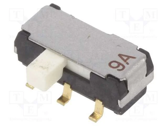 Interruptor Deslizante, Pos: 2, DPDT, 0,2A/12VDC,