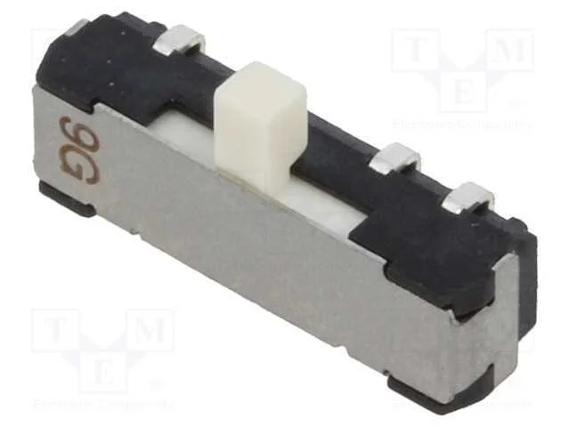 Interruptor Deslizante, Pos: 3, DP3T, 0,2A/12VDC,