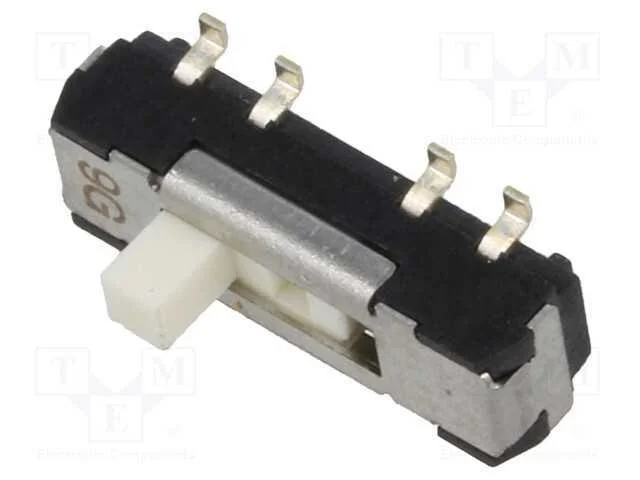 Interruptor Deslizante, Pos: 3, DP3T, 0,2A/12VDC,