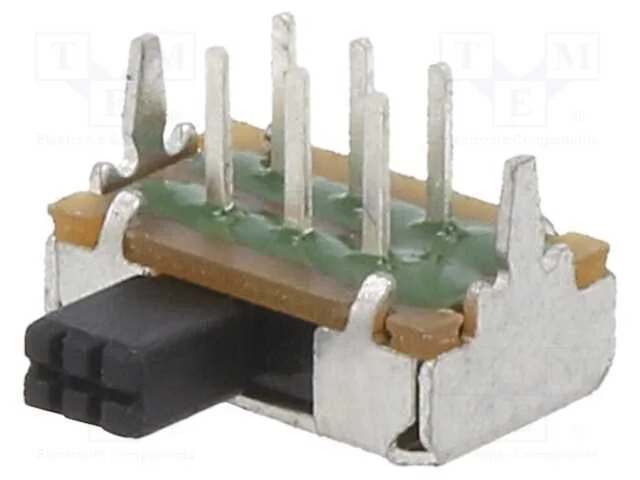 Interruptor Deslizante, Pos: 2, DPDT, ON-ON, THT,