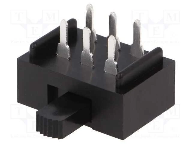 Interruptor: de Corrediça, Pos: 2, Dpdt, 2a/250vac, 4a/28vdc, On-On