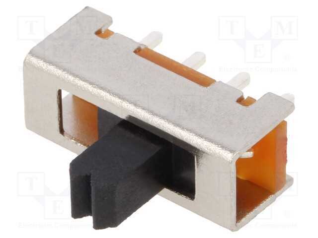 Interruptor Deslizante, Pos: 3, SP3T, 0,35A/30VDC,