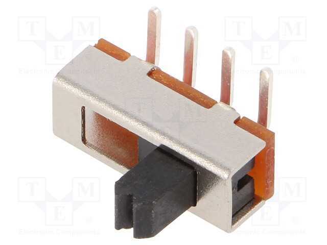Interruptor Deslizante, Pos: 3, SP3T, 0,35A/30VDC,