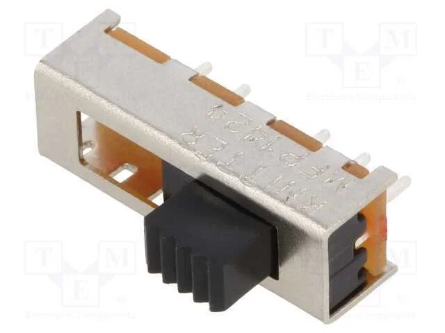 Interruptor Deslizante, Pos: 4, 0,3A/30VDC, ON-ON-