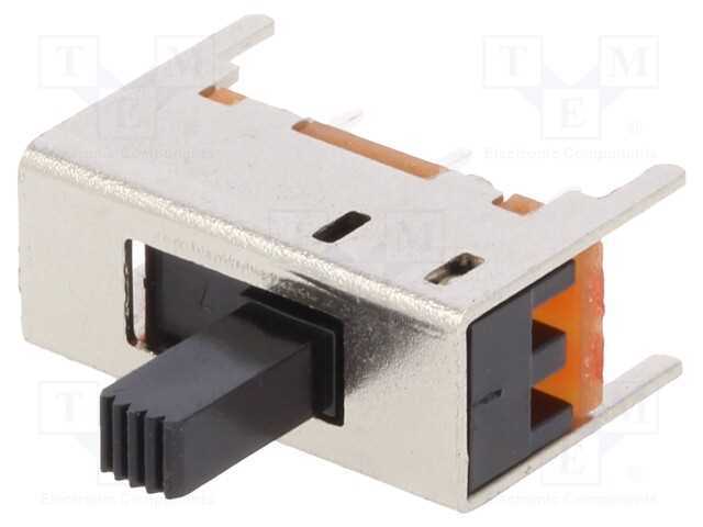 Interruptor Deslizante, Pos: 2, SPDT, 0,35A/30VDC,
