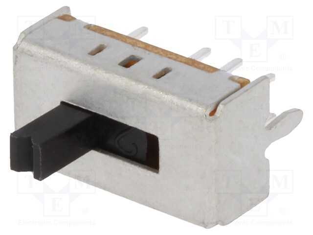 Interruptor Deslizante, Pos: 3, SP3T, 0,3A/30VDC,