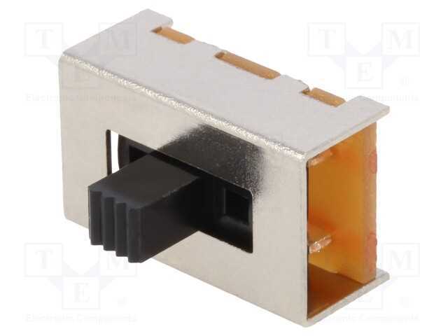 Interruptor Deslizante, Pos: 3, SP3T, 0,3A/30VDC,