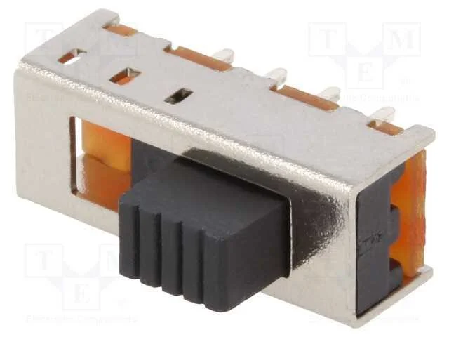 Interruptor Deslizante, Pos: 3, SP3T, 0,3A/30VDC,